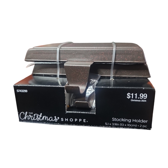 2pk Brushed Bronze Metal Shelves/ Mantel Hangers - Picture 8 of 8